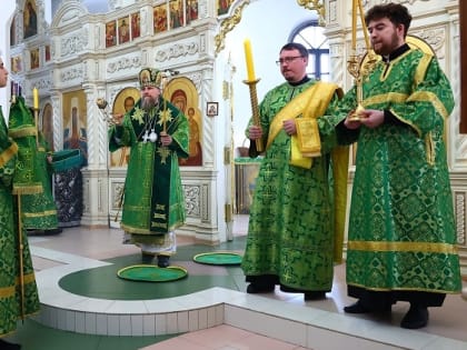 Всенощное бдение в канун Вербного воскресенья