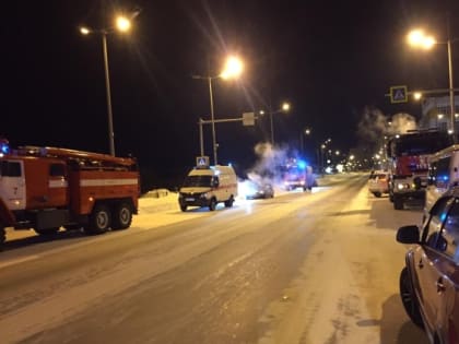 В Новом Уренгое горело общежитие