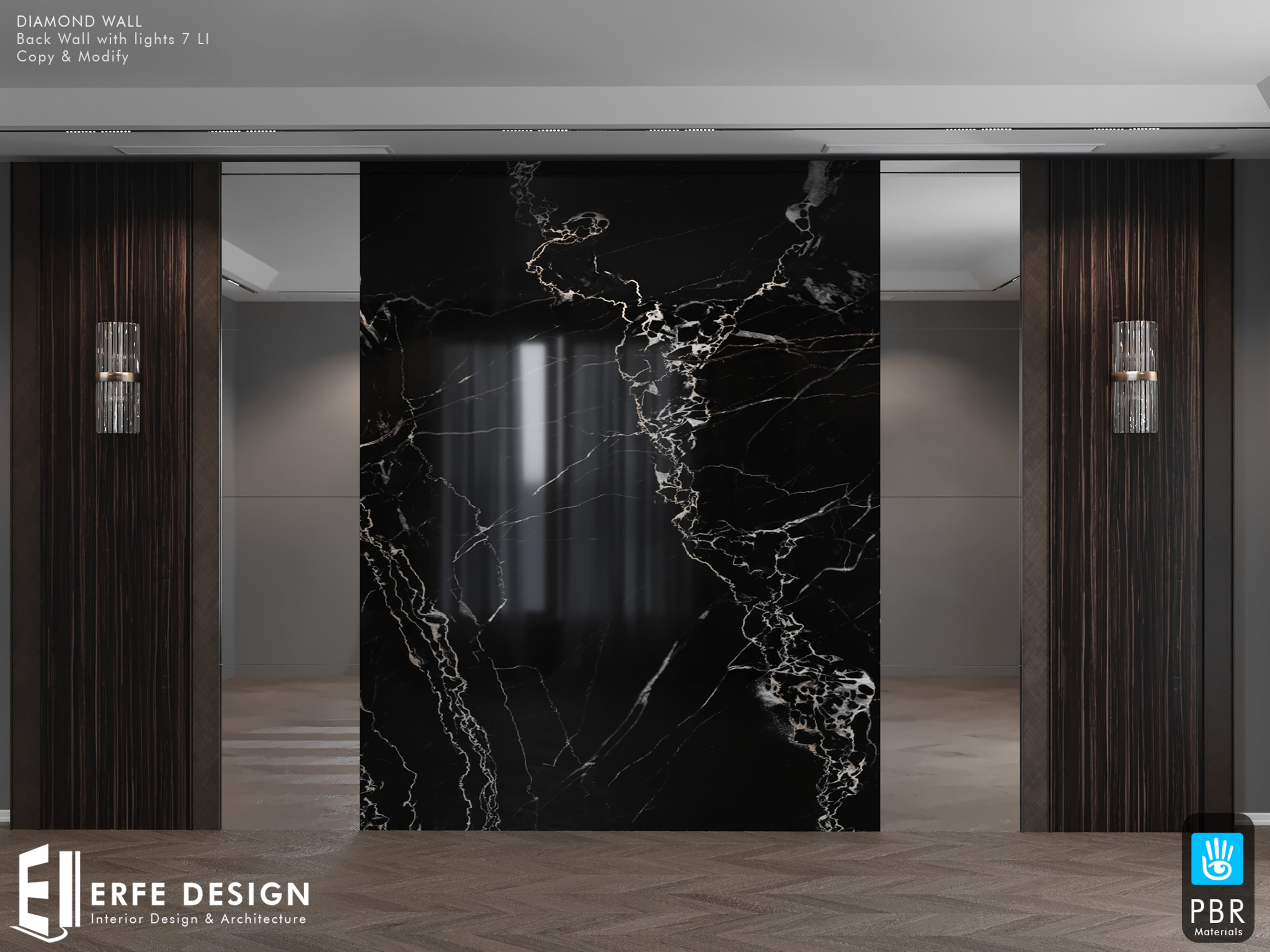Diamond Back Wall PBR / NonPBR 7 LI [Erfe Design]*