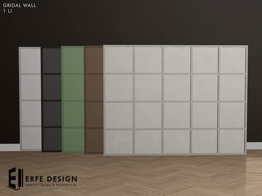 Gridal wall 5 Colors 1 LI [Erfe Design] *