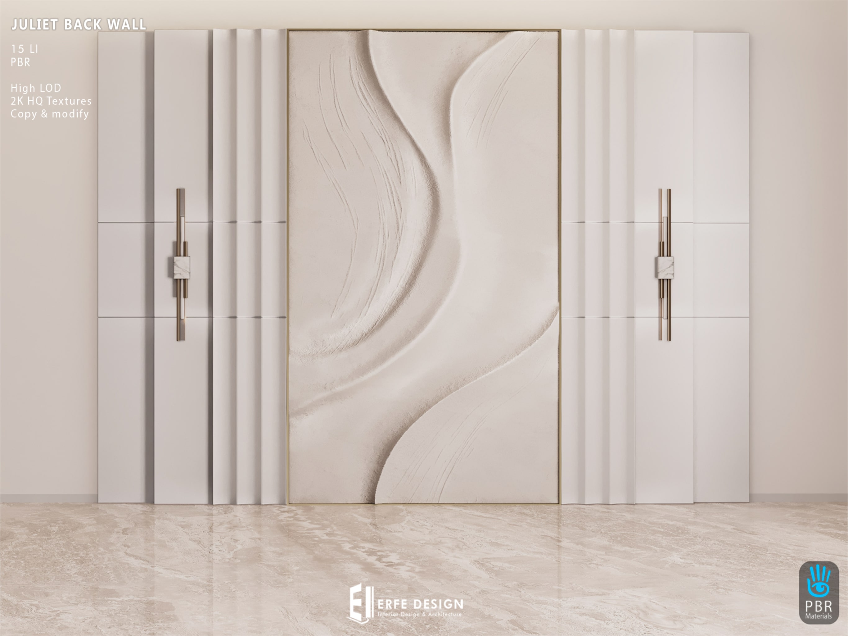 Juliet Back Decor 15 LI [Erfe Design]*
