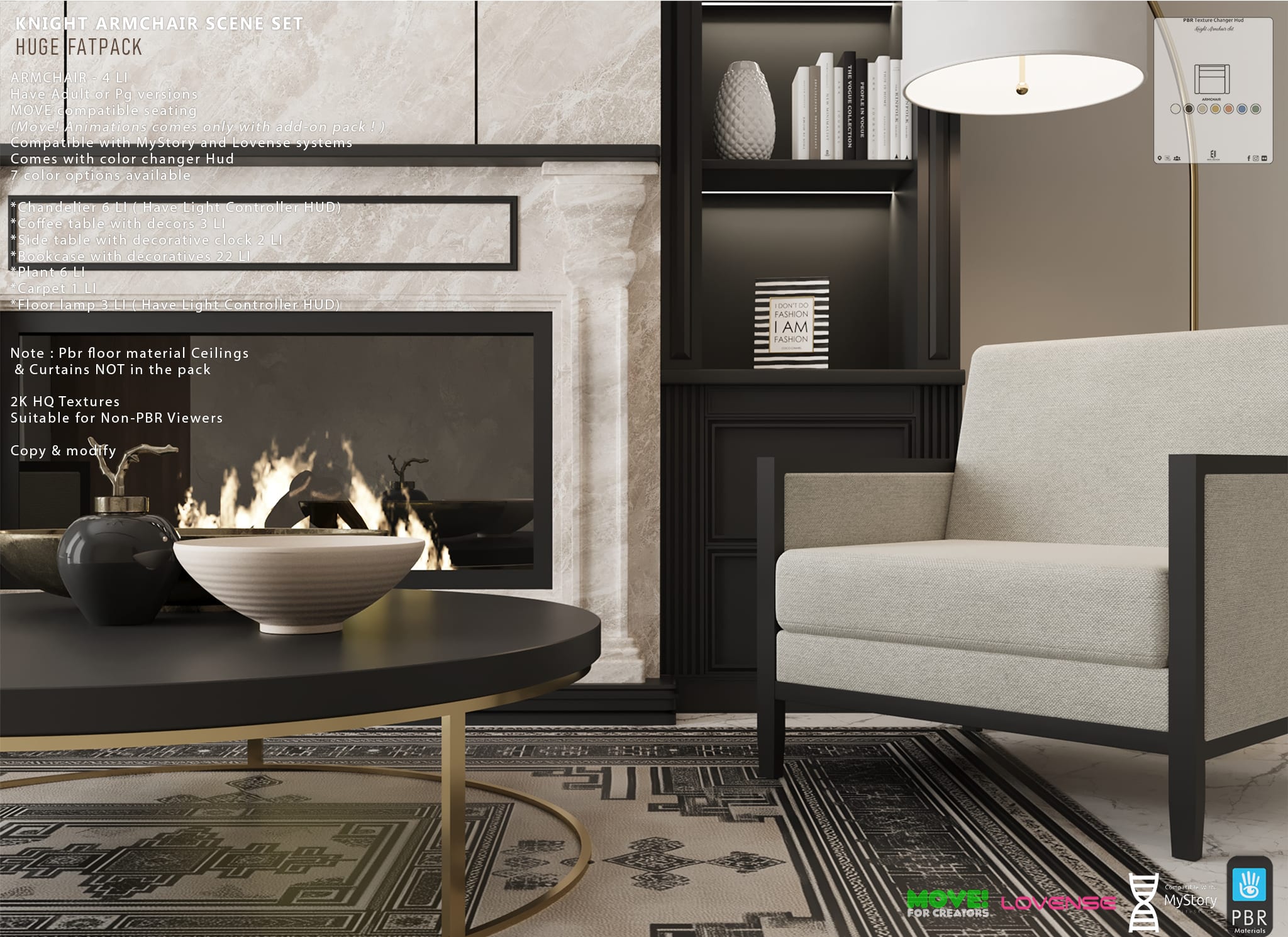 Knight Armchair Set FATPACK 48 LI PG 3