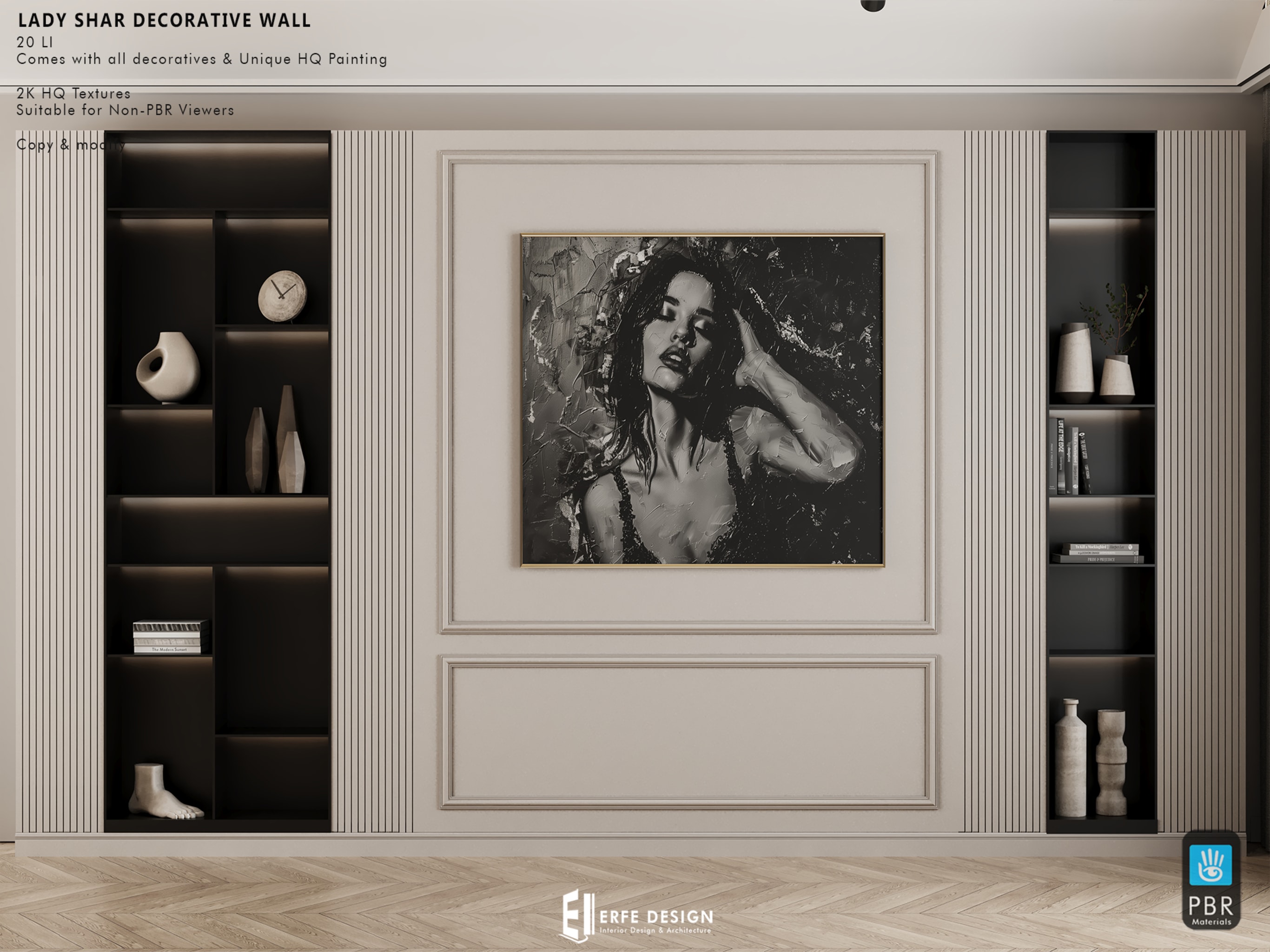 Lady Shar Decorative Wall 20 Li [Erfe Design] *
