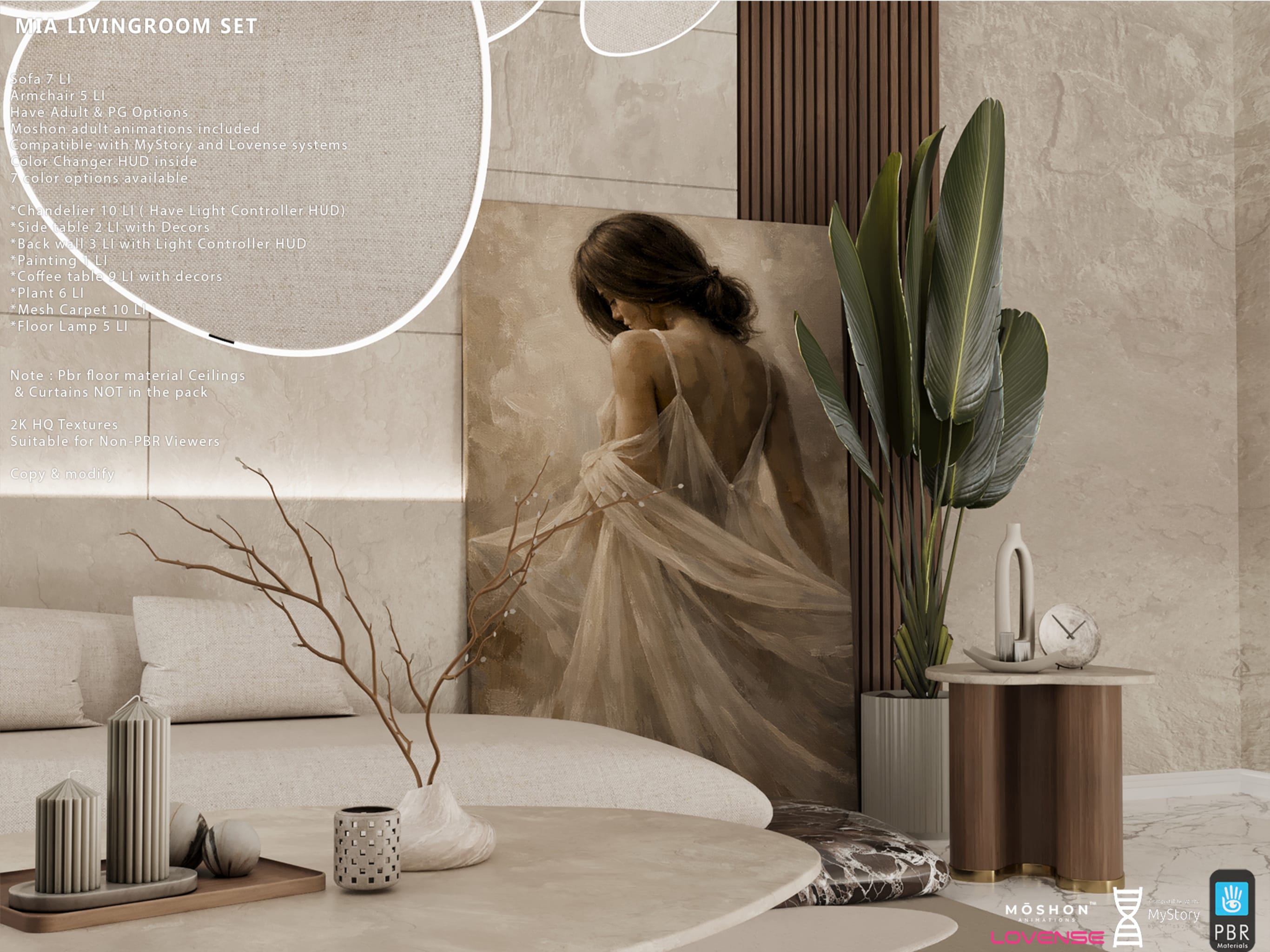 Mia Livingroom Set PG 3