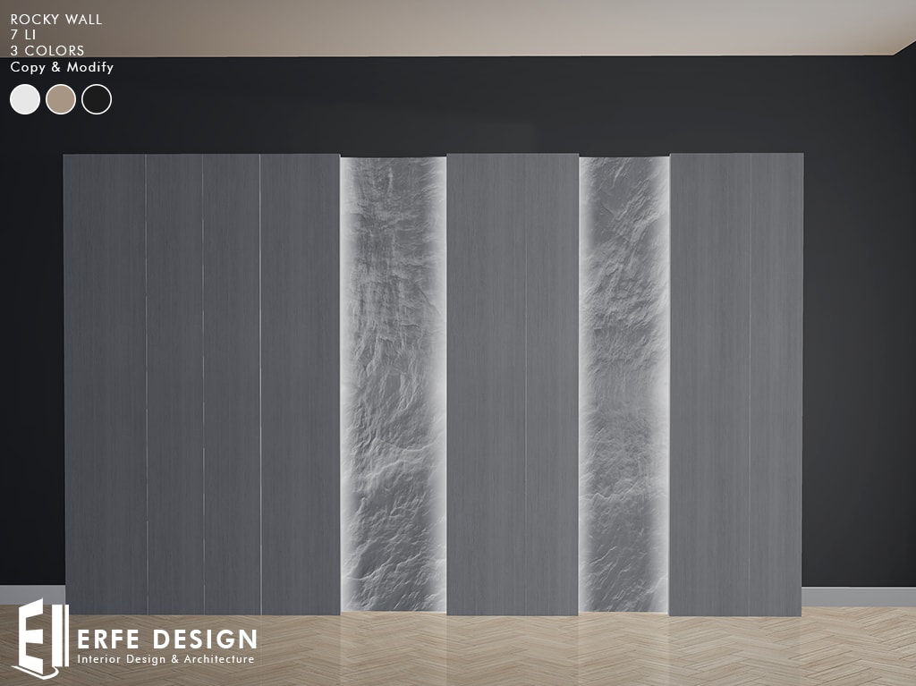 Rocky Wall 3 Colored 7 LI [Erfe Design] *