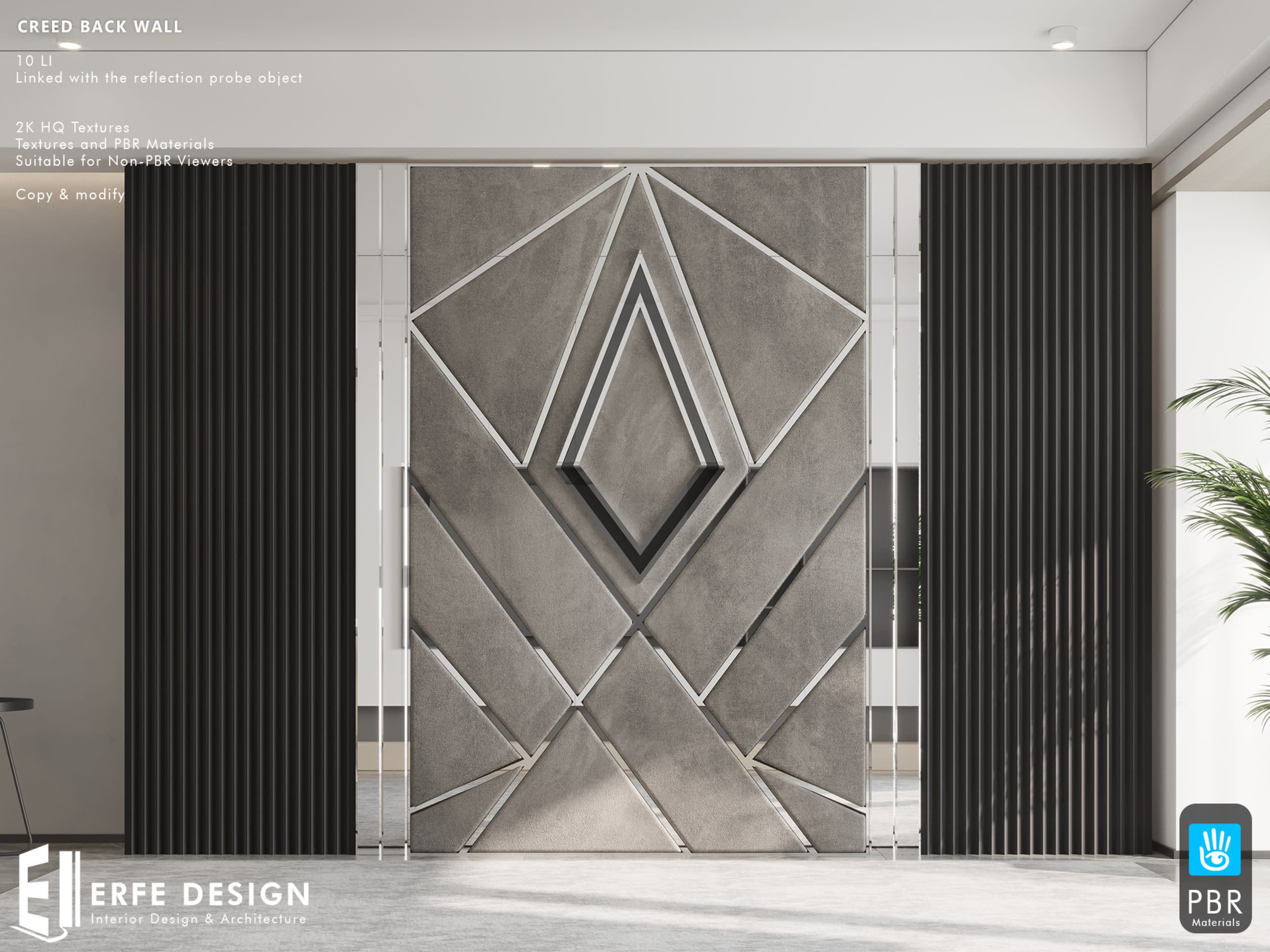 Creed Back Wall 10 LI PBR [Erfe Design] *
