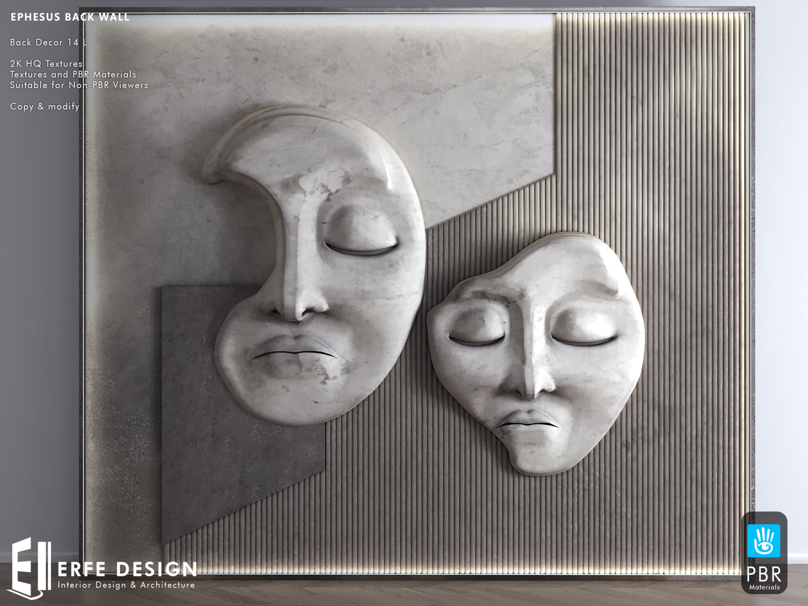 Ephesus Decorative Wall PBR  14 LI [Erfe Design] *