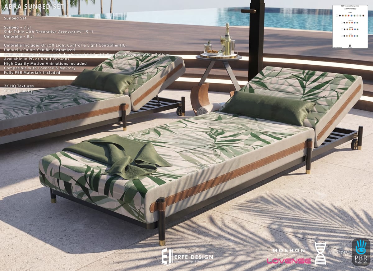 Abra Sunbed Set PG V. 4