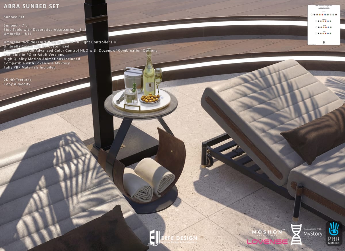 Abra Sunbed Set PG V. 3