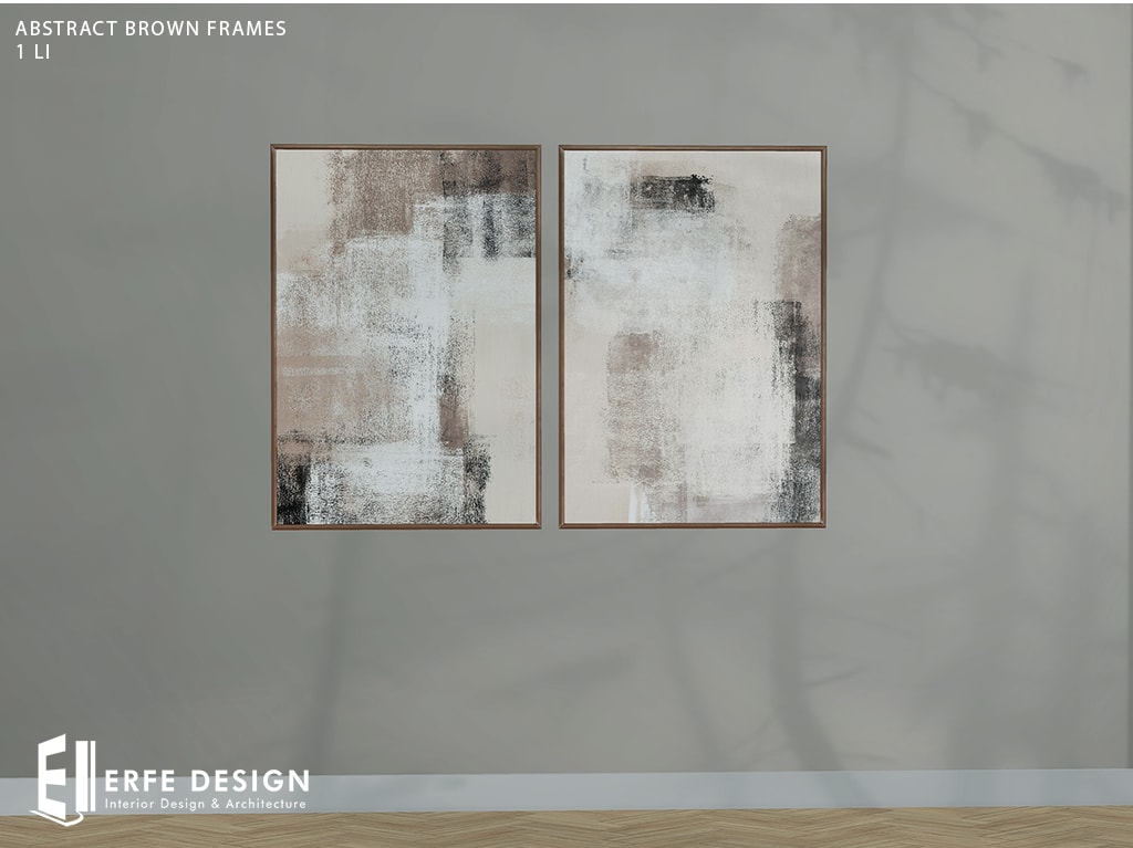 Abstract Brown Frames 4COLORS