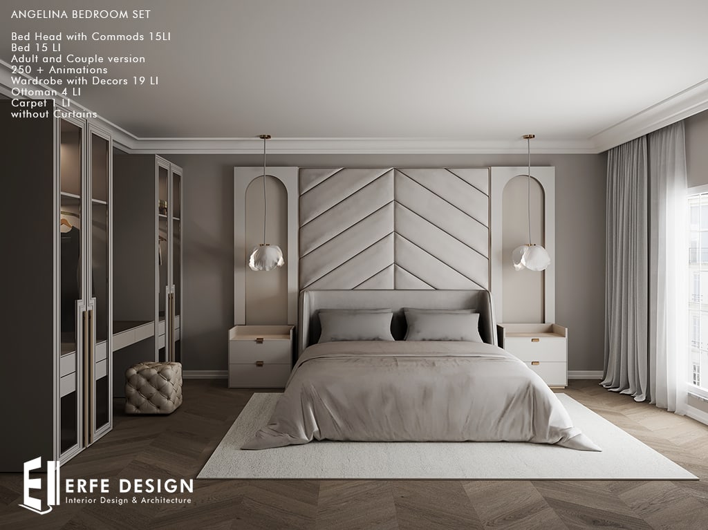 Angelina Bedroom Set PG v.1.3 54 LI