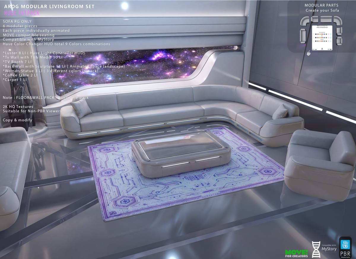 Arog Livingroom Set v2.0 PG ONLY 4