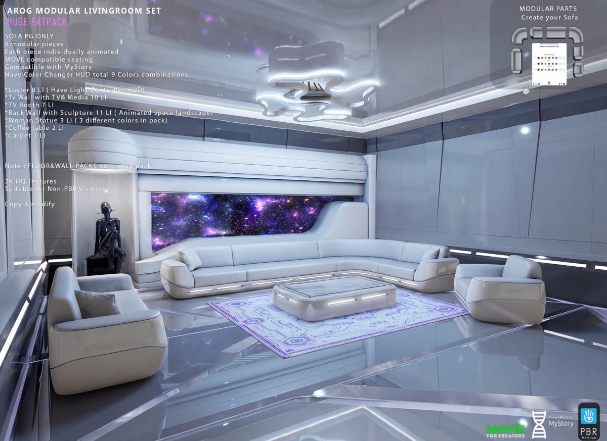 Arog Livingroom Set v2.0 PG ONLY