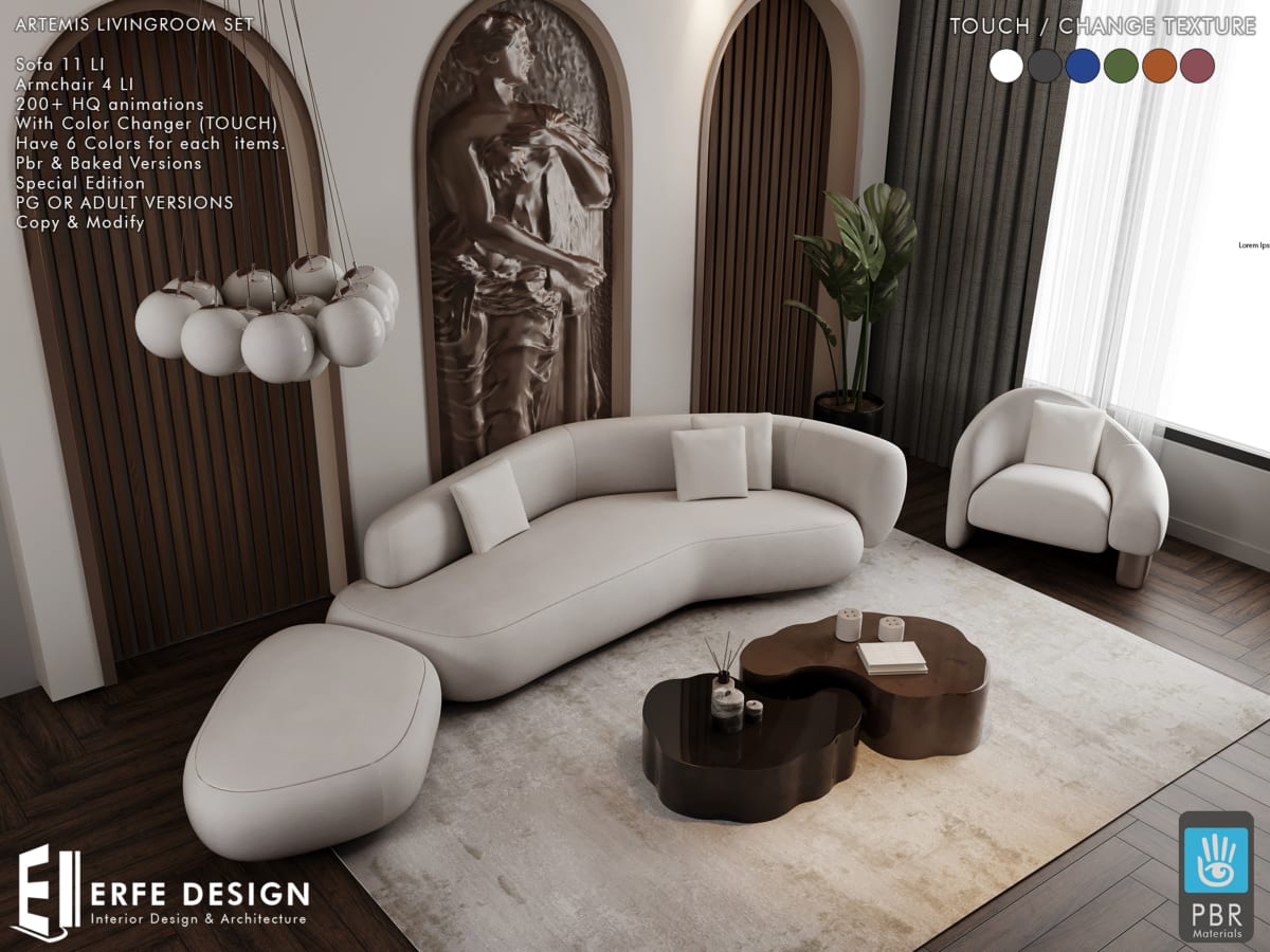 Artemis Livingroom Set PG PBR &amp; NonPBR 2