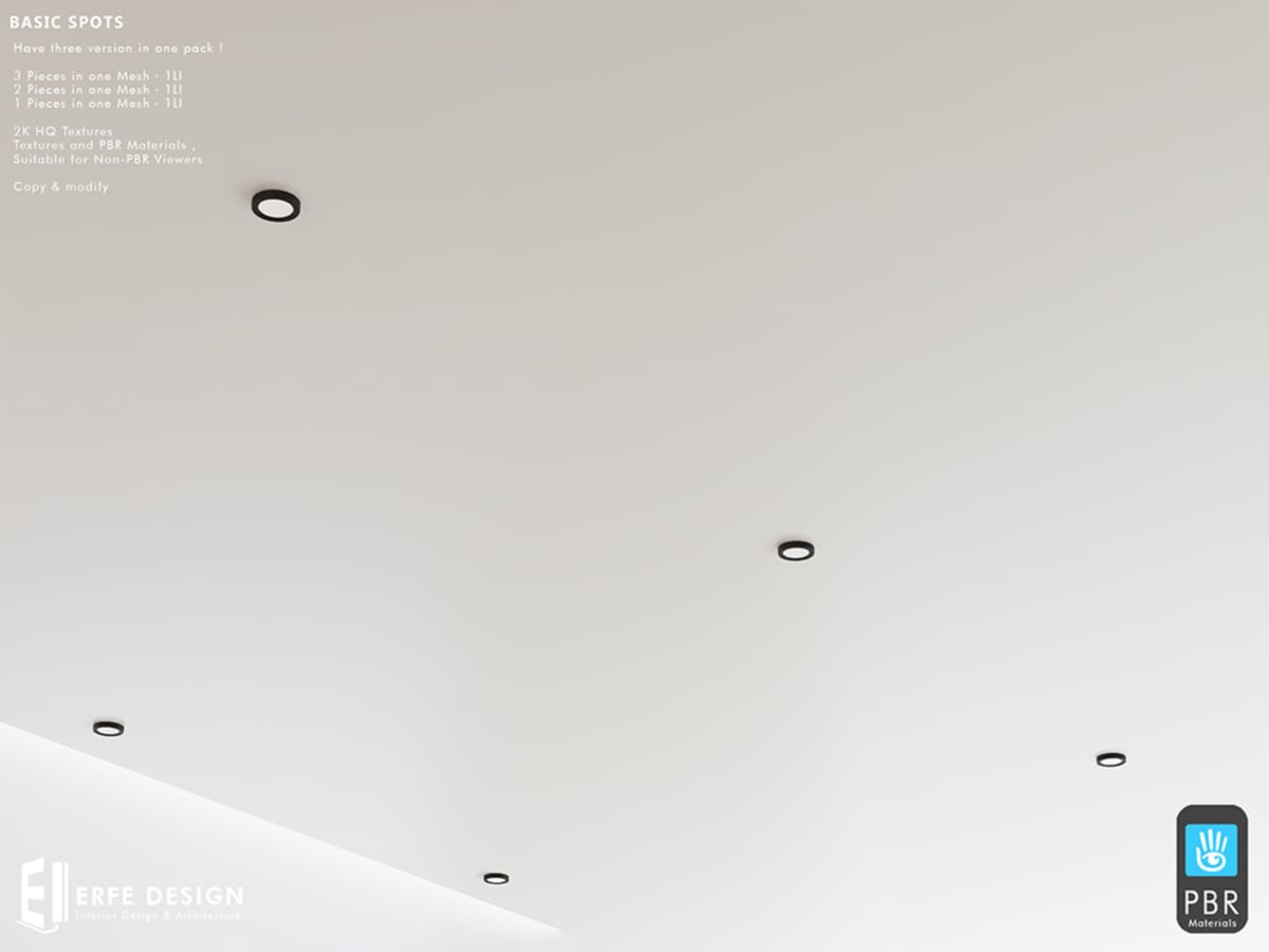 Corona Basic Spots 1 LI 3 pieces