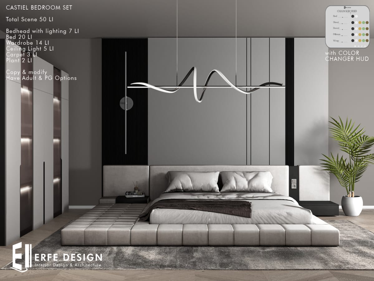 Castiel Bedroom Set 50 LI ADULT
