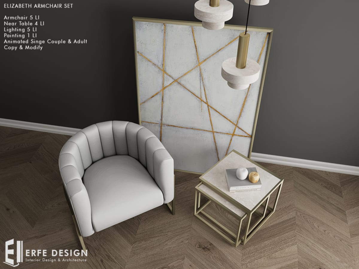 Elizabeth Armchair Huge Set v2.0 14LI 2