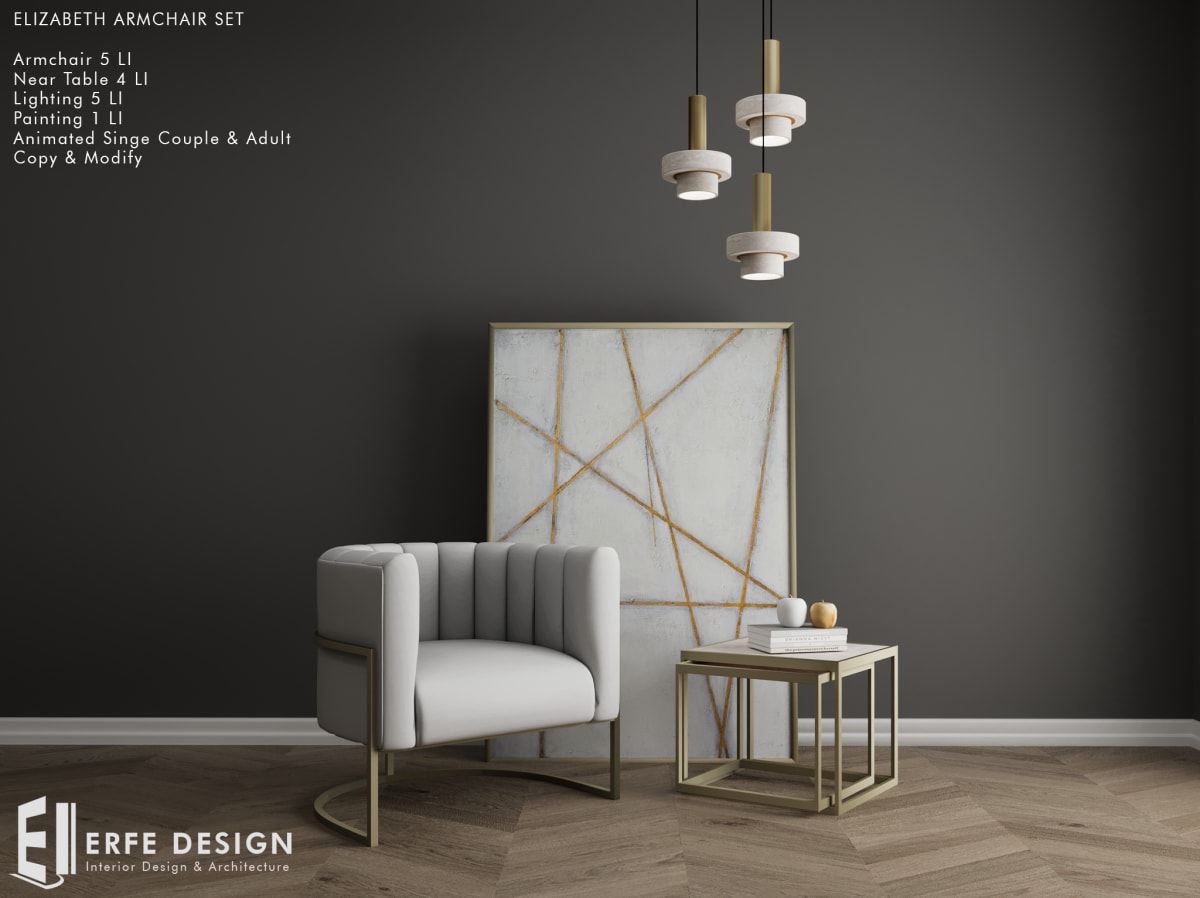 Elizabeth Armchair Huge Set v2.0 14LI