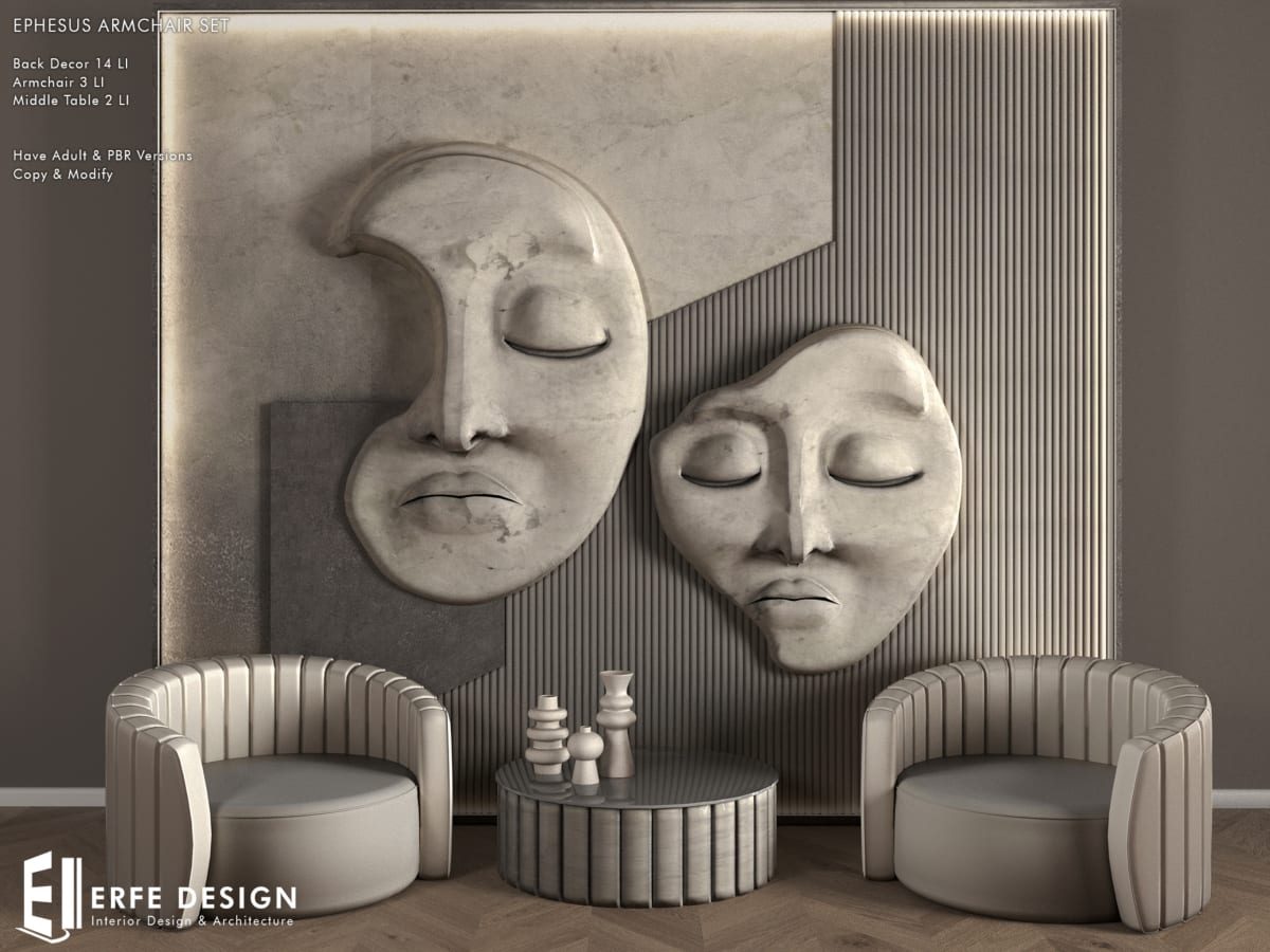 Ephesus Armchair Set PG 20 LI