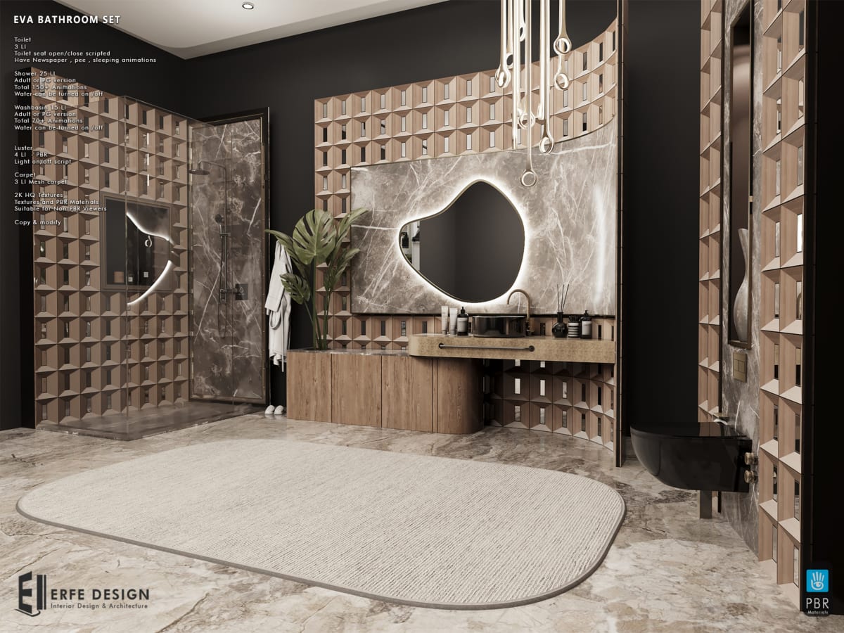 Eva Bathroom Set v1.0 Adult 3