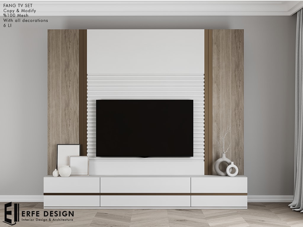Fang Tv set 6 LI with decors