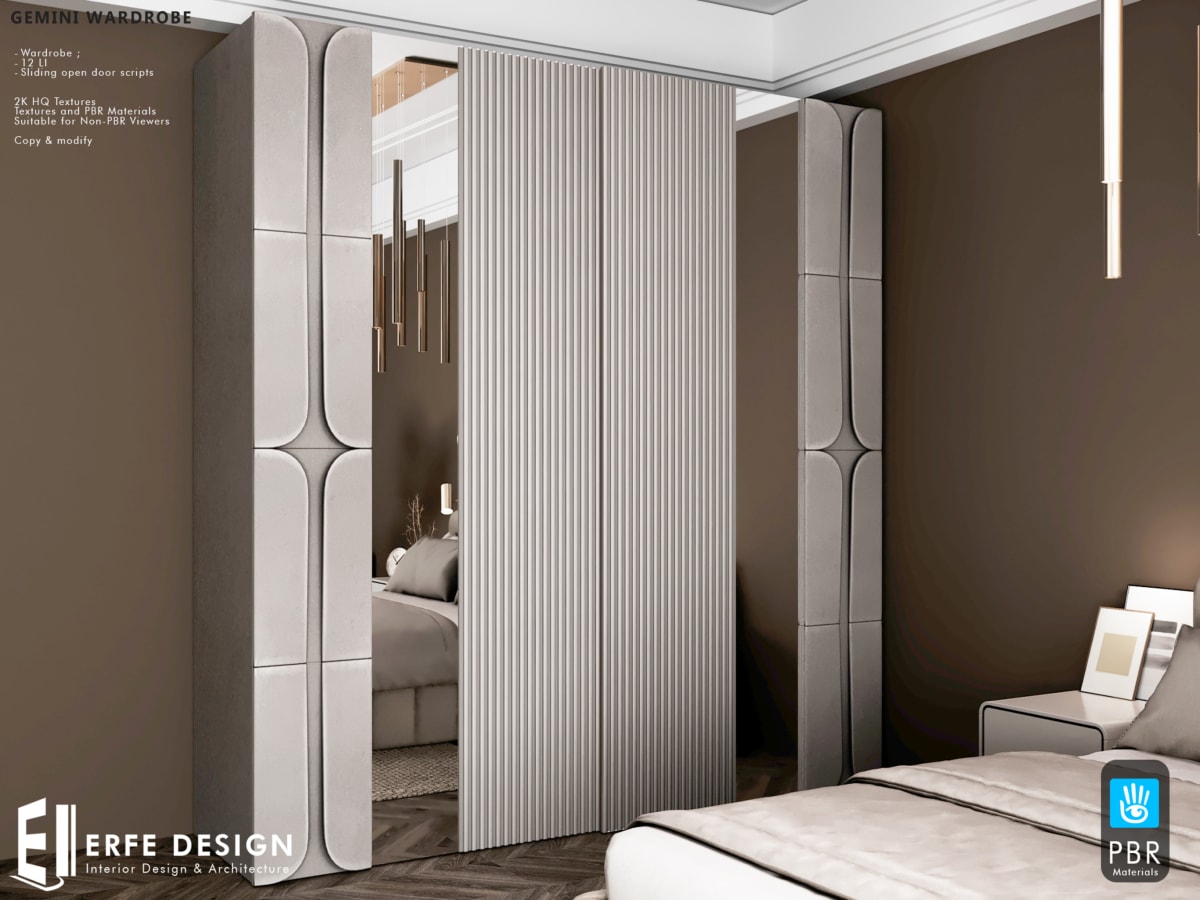 Gemini Bedroom Set Pg v.2.1  PBR 6