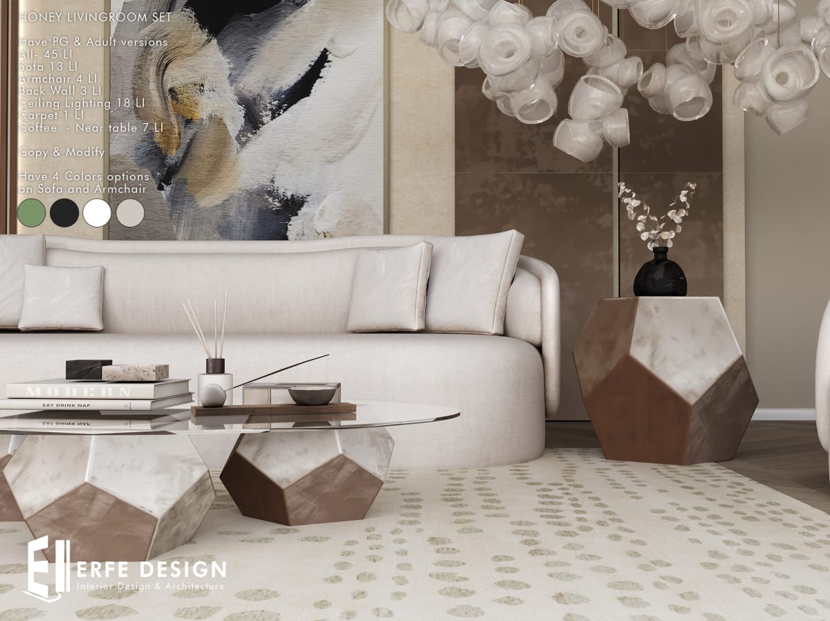 Honey Livingroom Set PG 45 LI 2