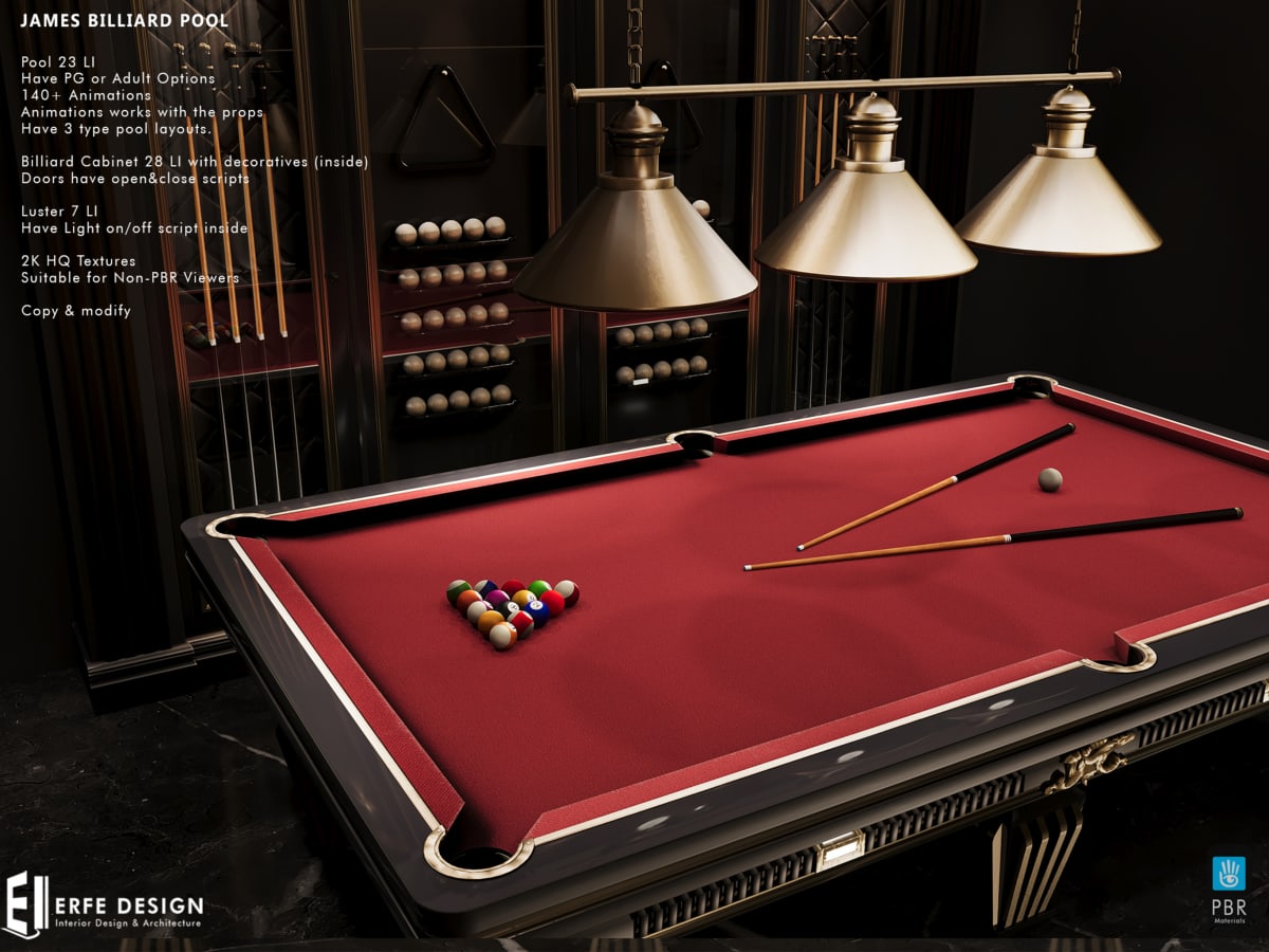 James Billiard Pool ADULT [HQ 3