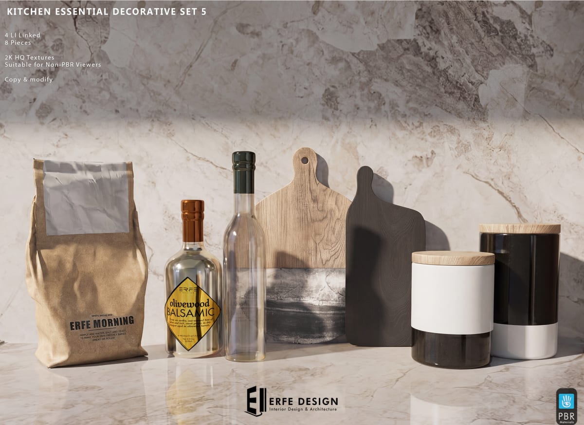 Kitchen Essential Decorative Set -5 4 LI