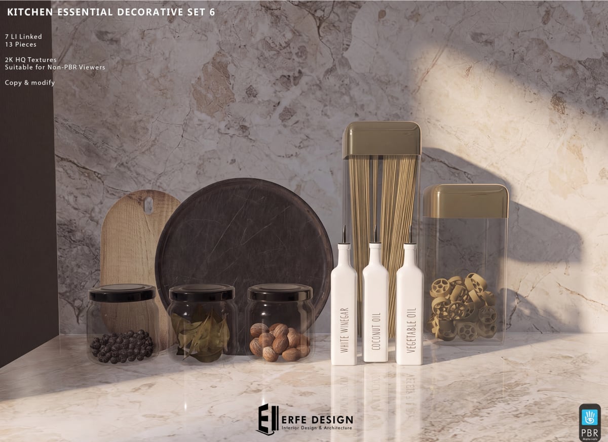 Kitchen Essential Decorative Set -6 6 LI