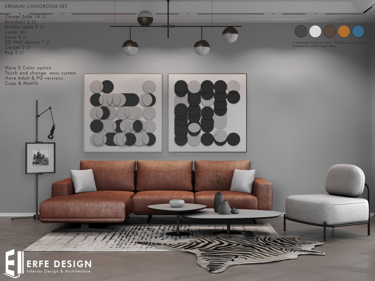 Kremlin Livingroom Set PG