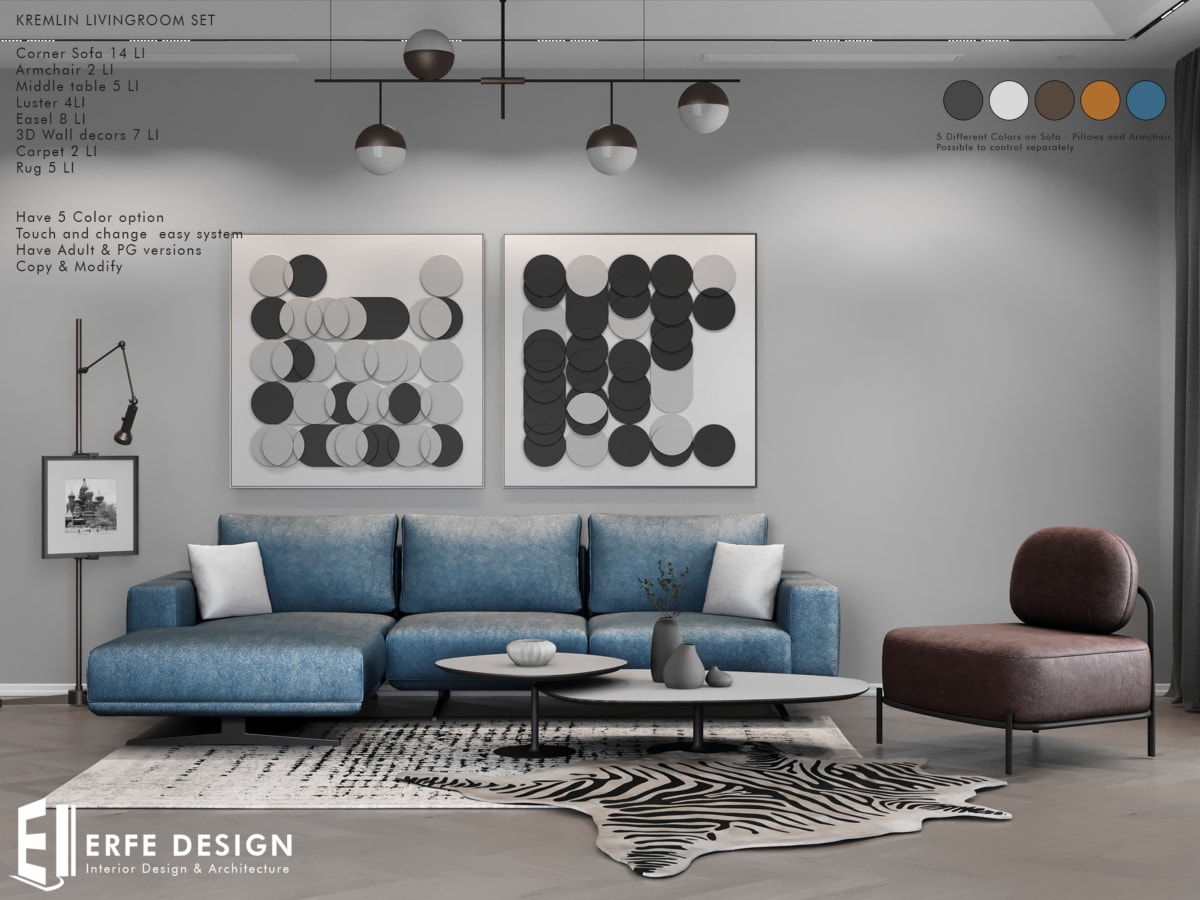 Kremlin Livingroom Set PG 3