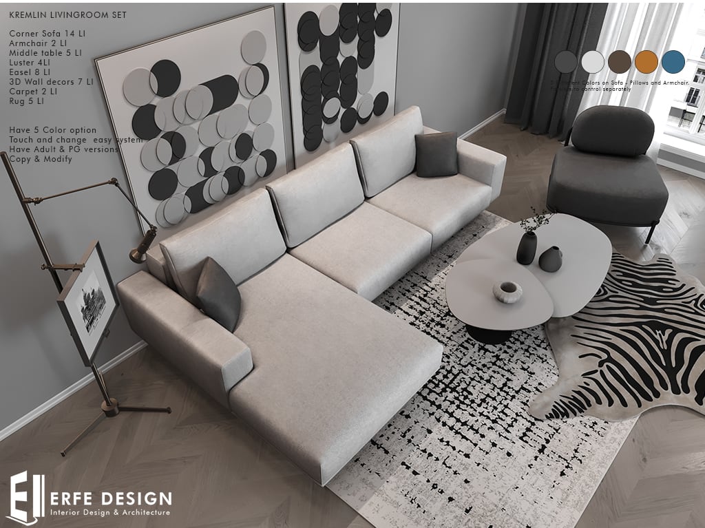 Kremlin Livingroom Set PG 2