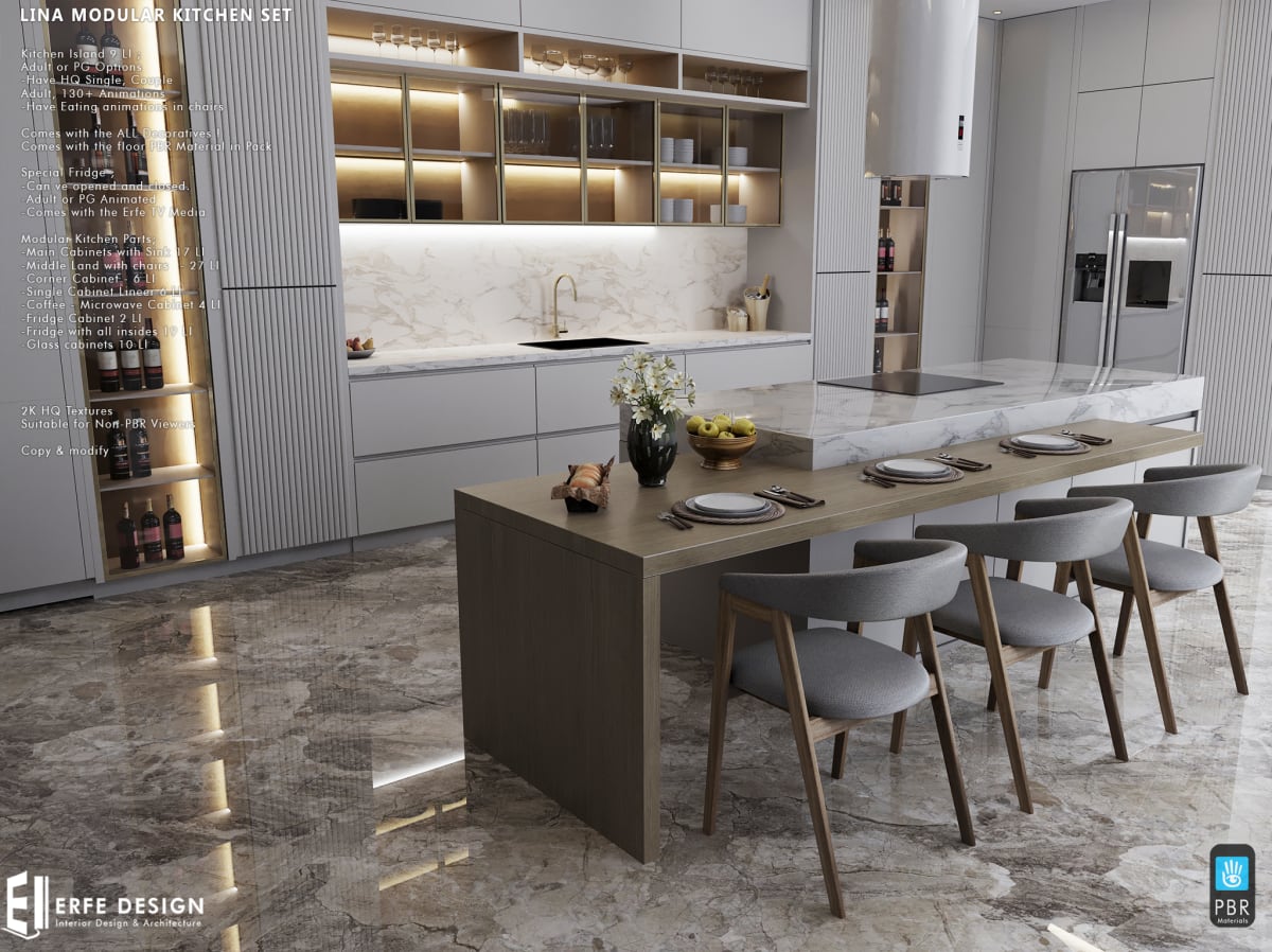 Lina Kitchen v2.0 Huge Set PG 3