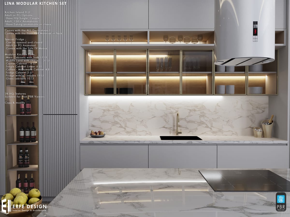 Lina Kitchen v2.0 Huge Set PG 2