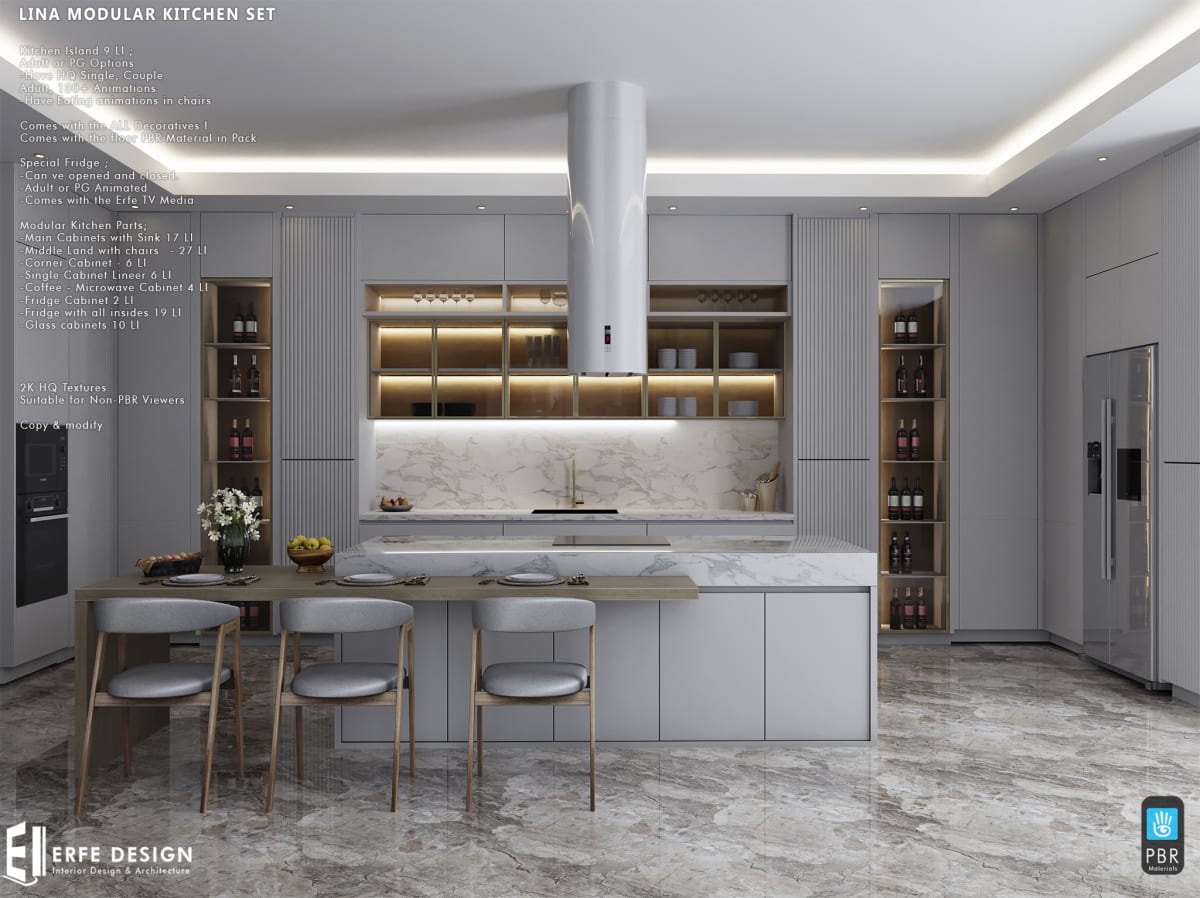 Lina Kitchen v2.0 Huge Set PG 4