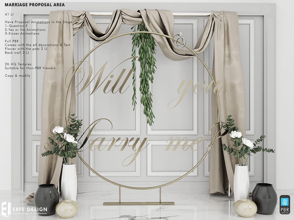Marriage Proposal Area PBR 41 LI  PACK 2