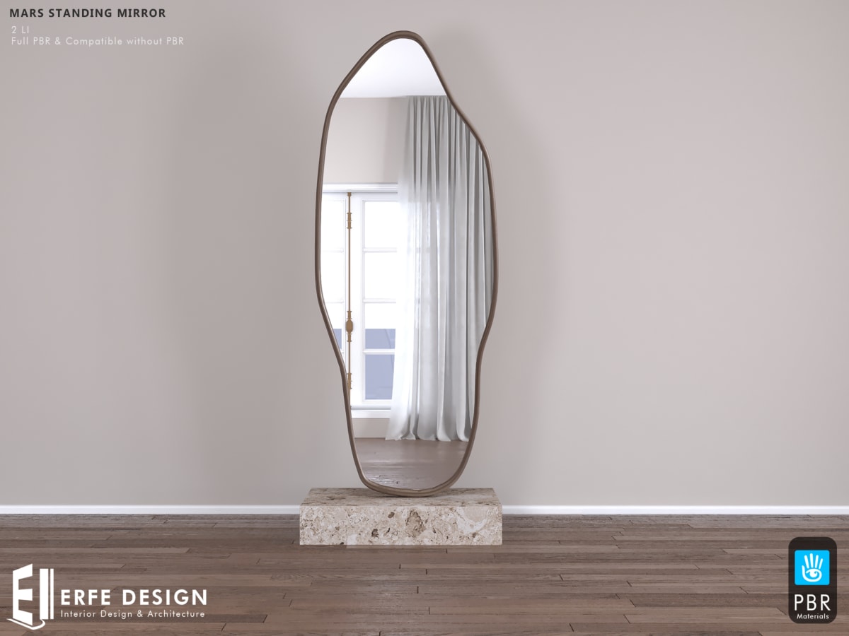 Mars Standing Mirror PBR v.2.0 2 LI