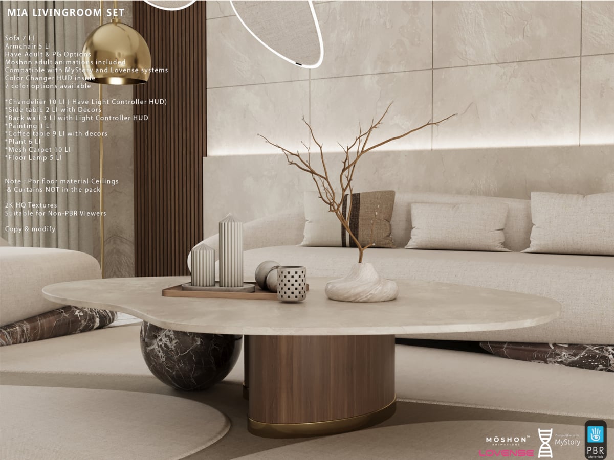 Mia Livingroom Set PG 2