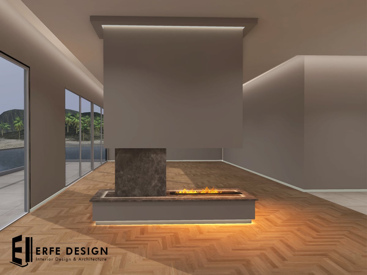 Miami Fireplace 3 LI