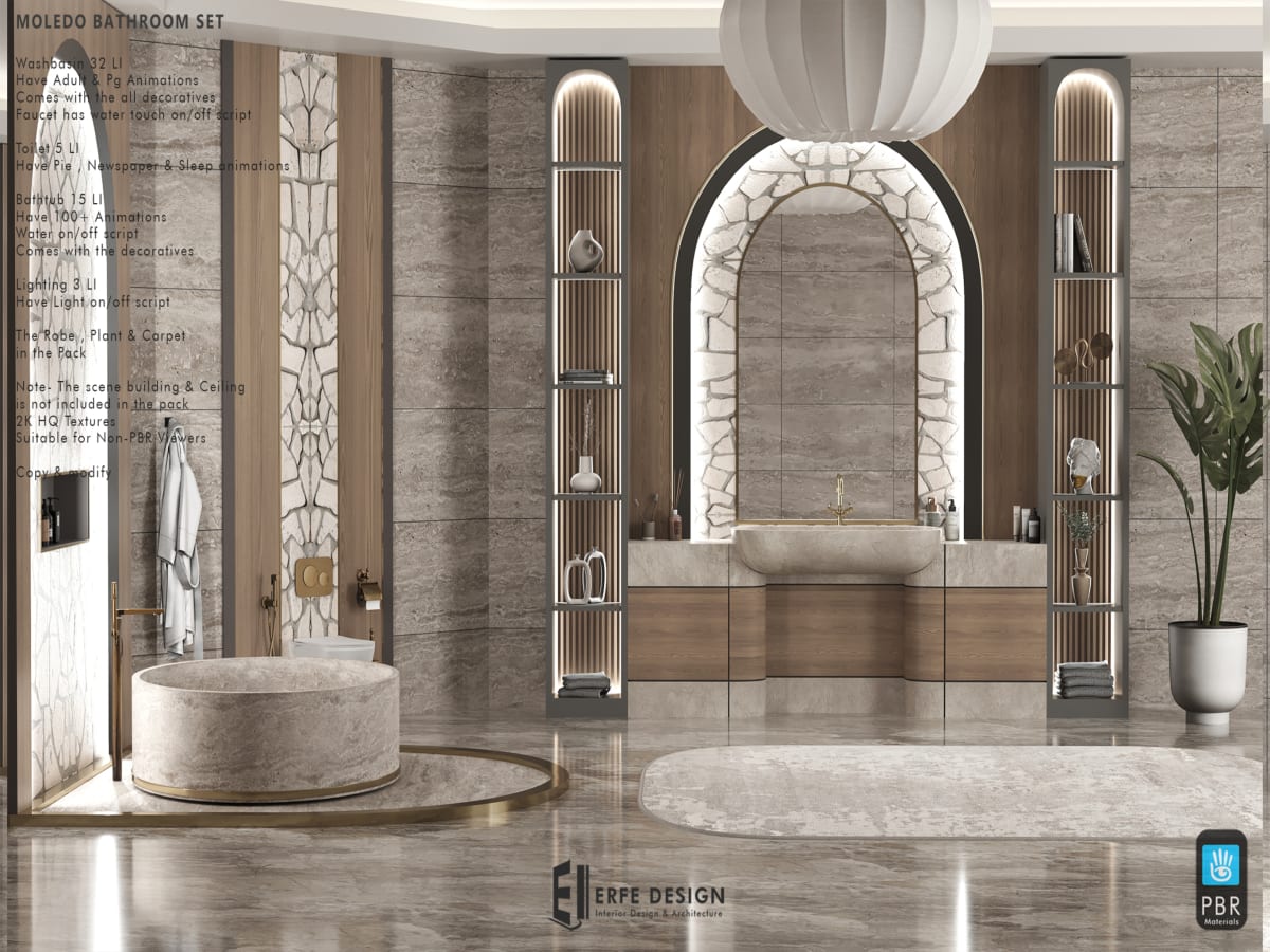 Moledo Bathroom Set ADULT 2