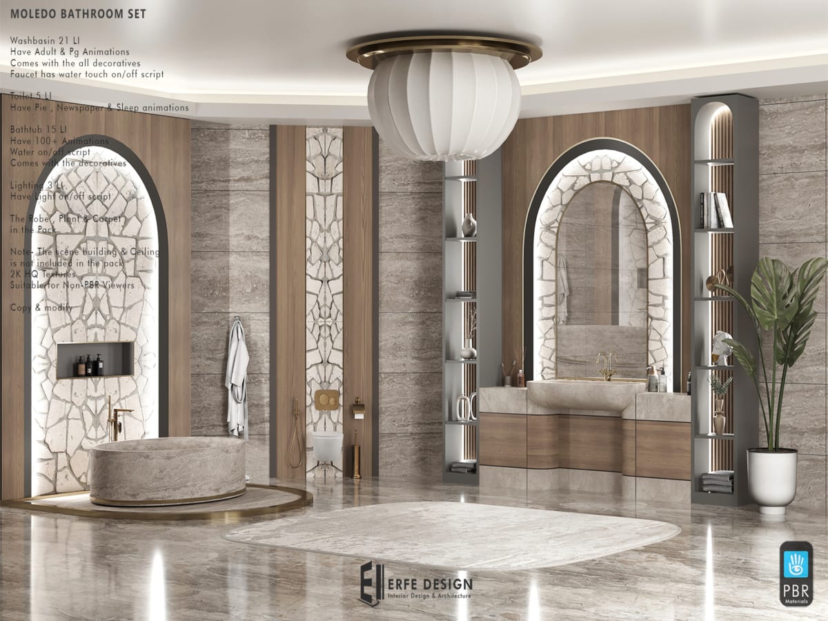 Moledo Bathroom Set ADULT 3