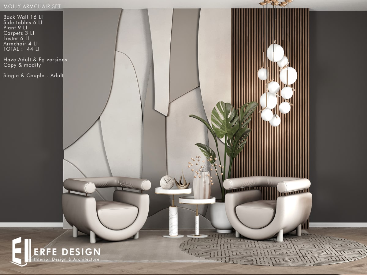 Molly Armchair Set 44 LI PG