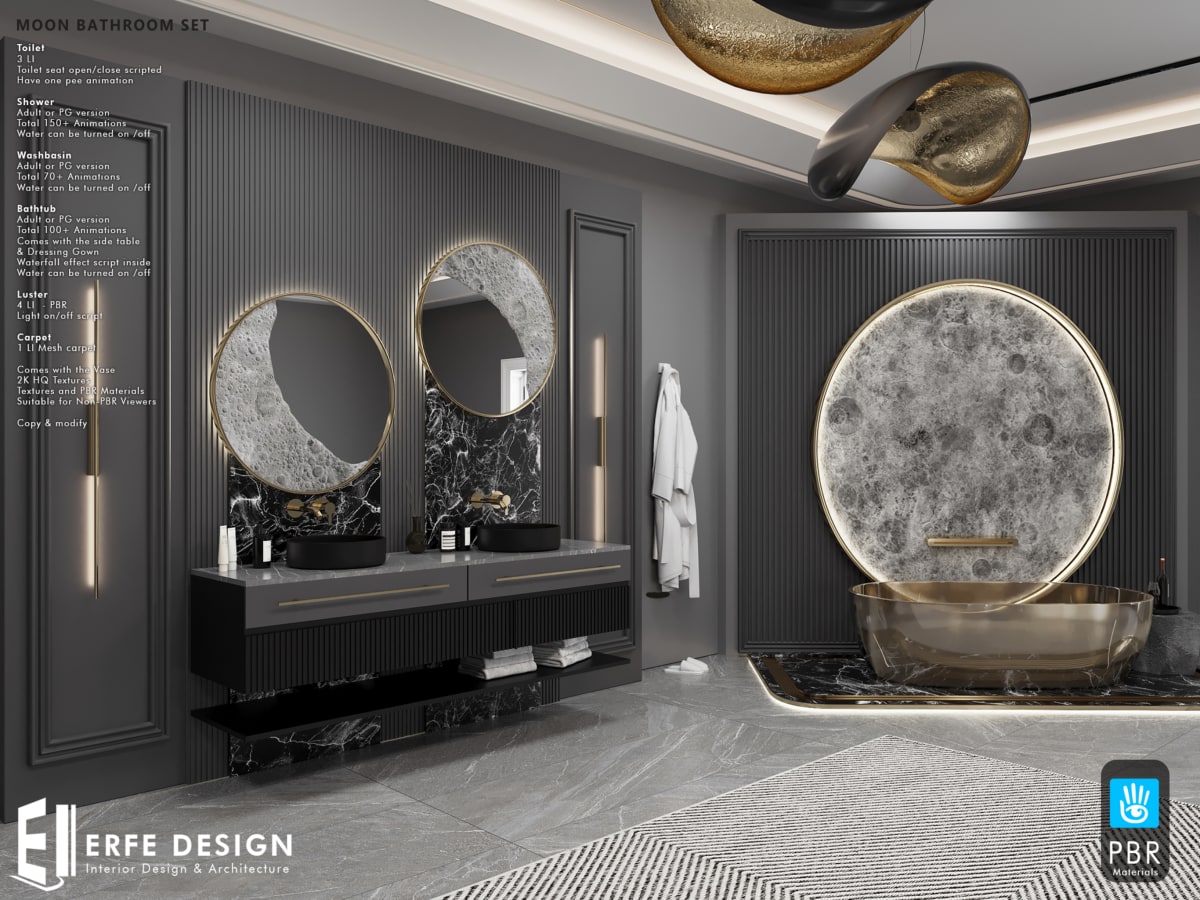 Moon Bathroom Set v2.0 PG 2