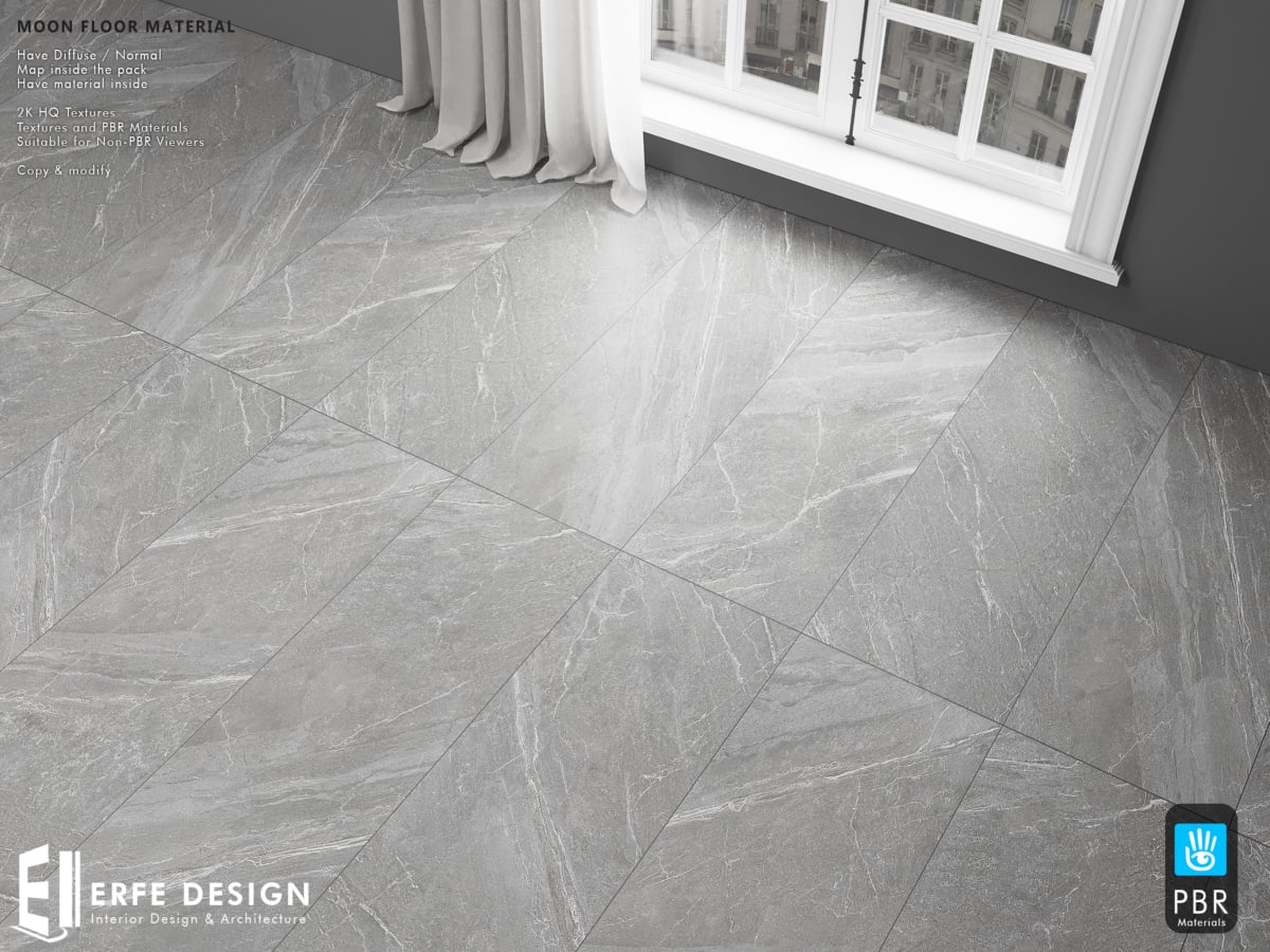 Moon Pbr floor material