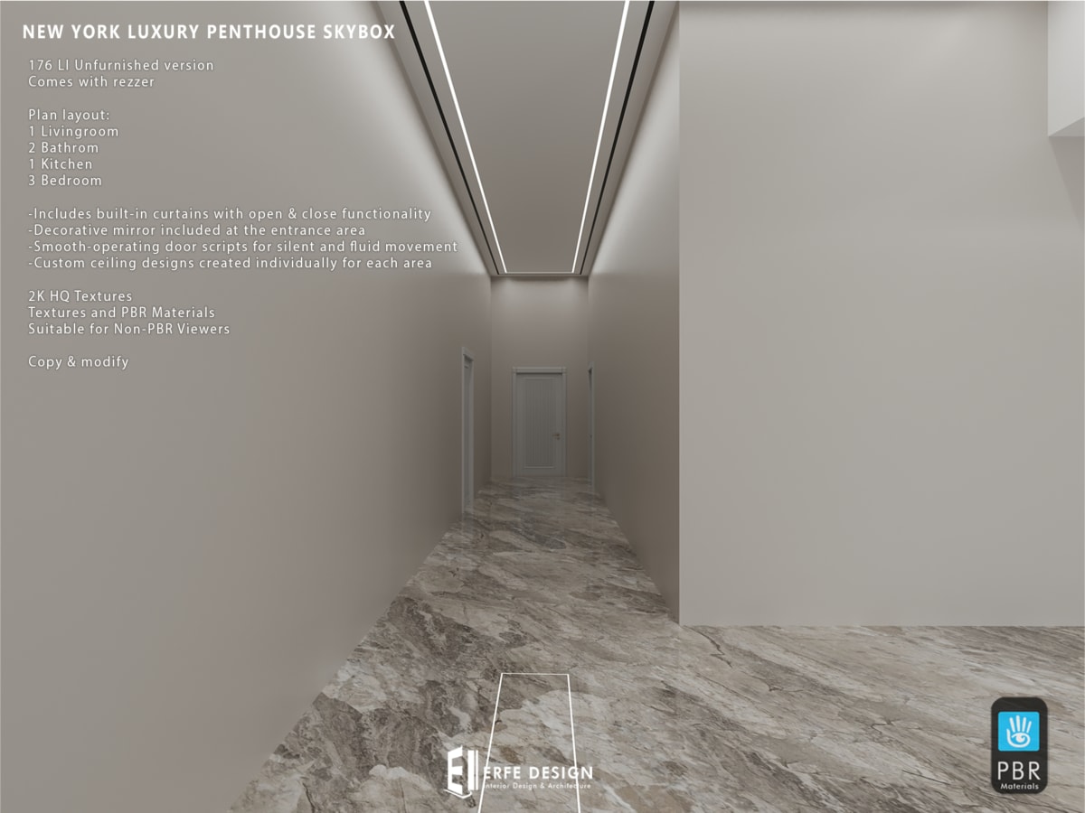 Newyork Skybox Penthouse Unfurnished 2