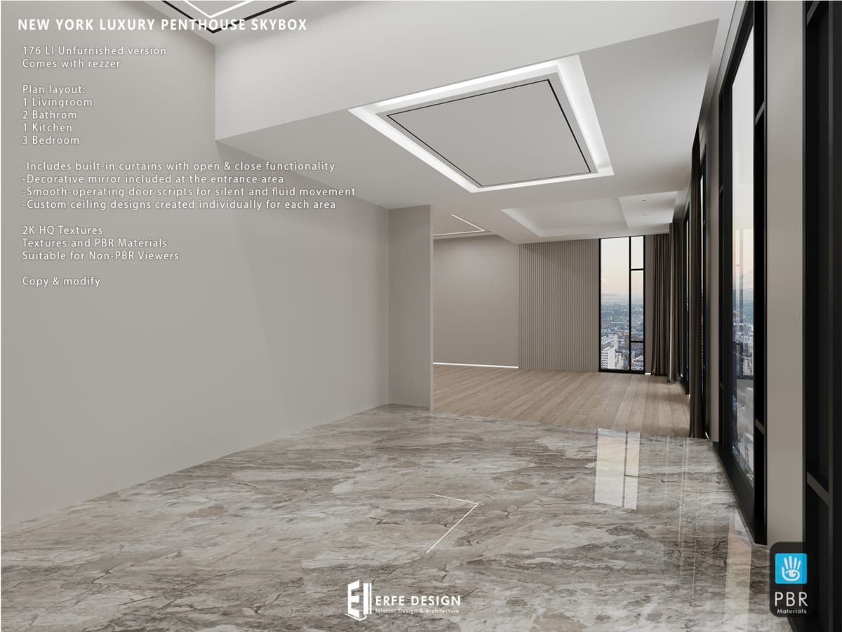 Newyork Skybox Penthouse Unfurnished 6