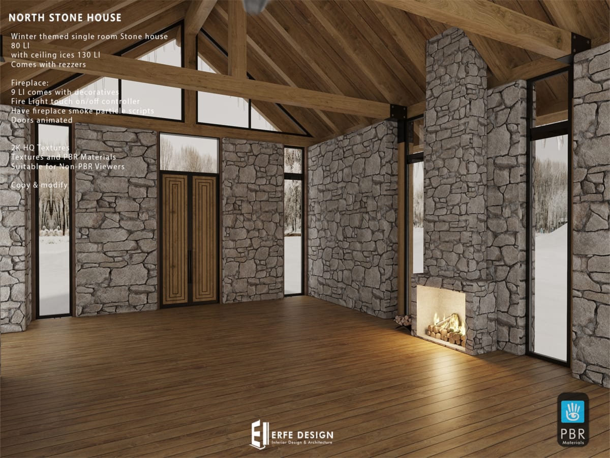 North Stone HOUSE pbr 25x16 sqm 80 LI 5