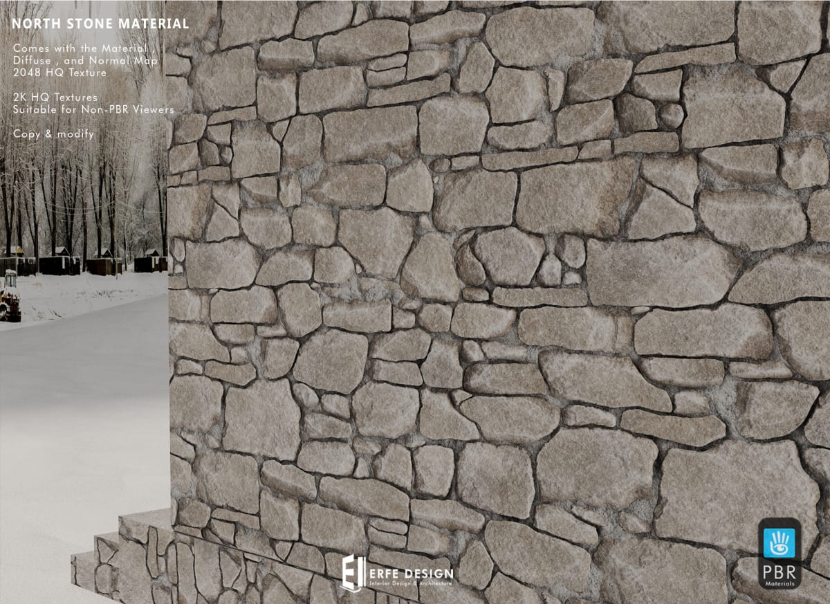 North Stone PBR Material - Erfe Design