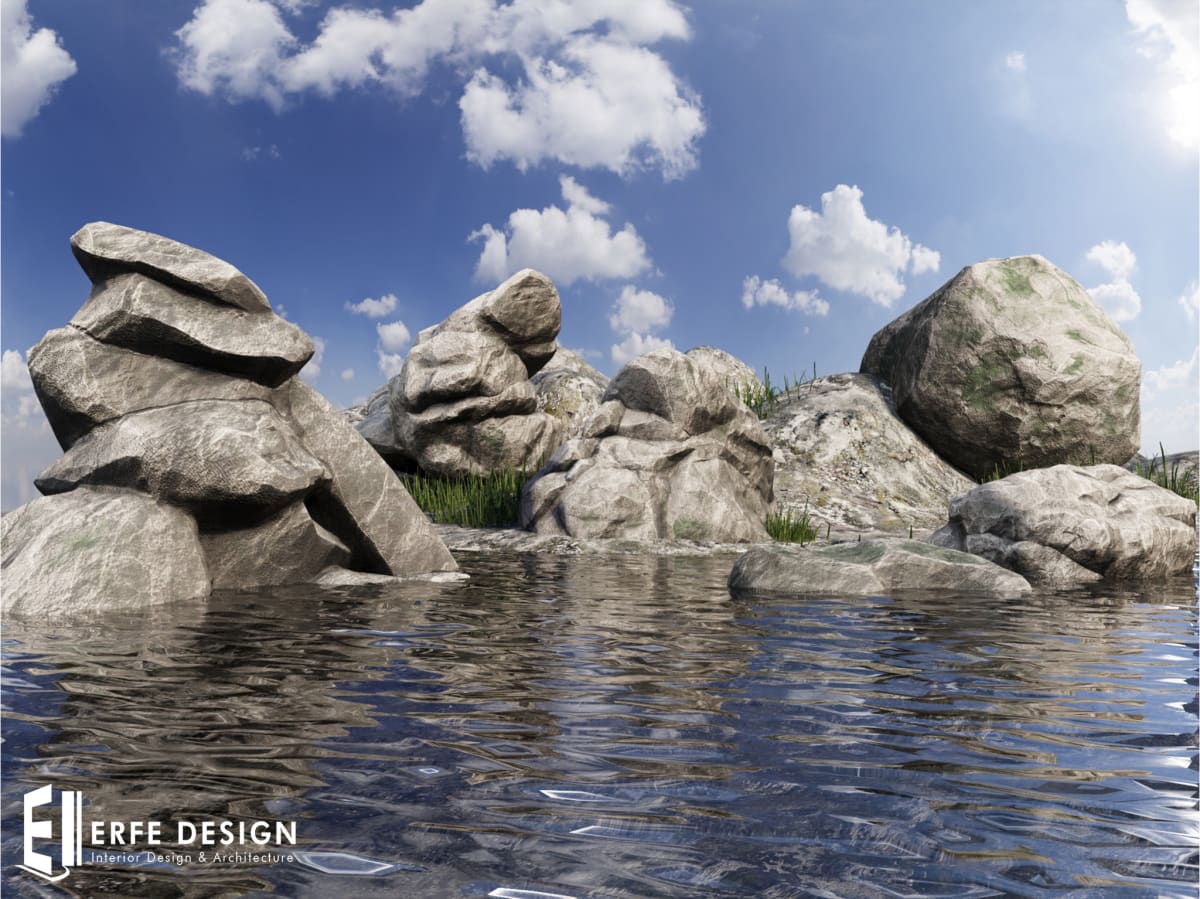 Rock Stone Grey 6 Pieces 2